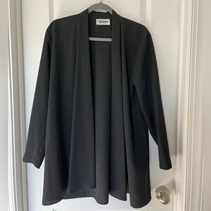 Positive Influence Black Shawl Cardigan Blazer